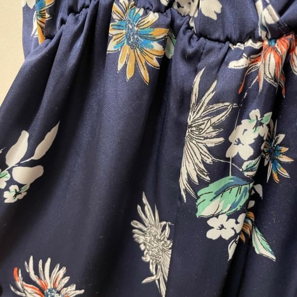 SATIN FLORAL ROMPER - Picture 5 of 6